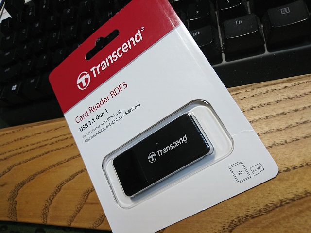 Transcend USB 3.0 Super Speed カードリーダー レビュー