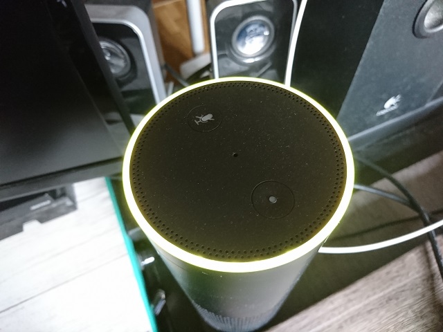 Amazon Echo が黄色に点灯する訳