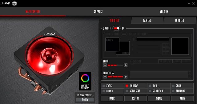 AMD Wraith PrismクーラーのLED制御アプリはCoolerMasterのデバイスが必要？ – マゴトログ シュミニイキル