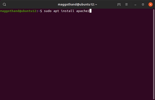 UbuntuにWebサーバー（Apache2）をセットアップ