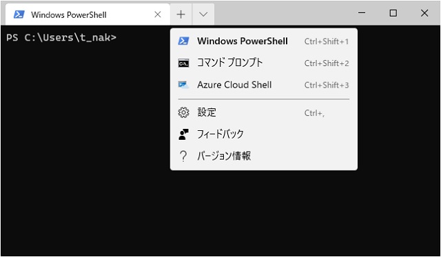 Windows Terminalの設定ファイル（settins.json）の場所