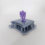 3Dプリンター 1/1200 ムサイ改型ワルキューレ 製作日誌（8日目）第三艦橋の印刷