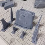 3Dプリンター 1/1200 ムサイ改型ワルキューレ 製作日誌（24日目）コムサイの修正
