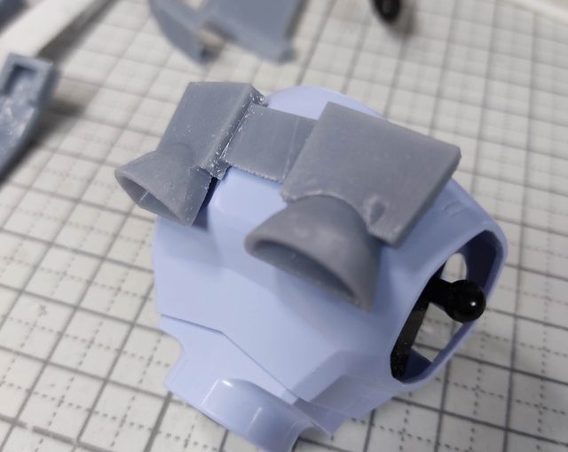 3Dプリンター 1/144 モビルダイバー ゼーゴック製作日誌（11日目）バックパックの作成