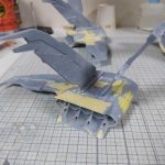3Dプリンター ムサイ改型ワルキューレ 製作日誌（50日目）機関部分の組立て