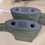 3Dプリンター ムサイ改型ワルキューレ 製作日誌（57日目）機関パーツの塗り分け