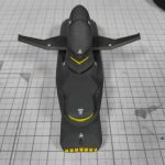 3Dプリンター ムサイ改型ワルキューレ 製作日誌（62日目）艦橋パーツのデカール貼り（その弐）
