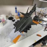 3Dプリンター ムサイ改型ワルキューレ リメイク日誌（９日目）コムサイの仮格納