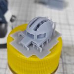 3Dプリント 1/144 高速起動型ザク製作日誌（３日目）頭部の造形
