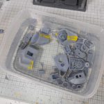 3Dプリント 1/144 サイコミュ試験型ザク製作日誌（19日目）パーツの洗浄