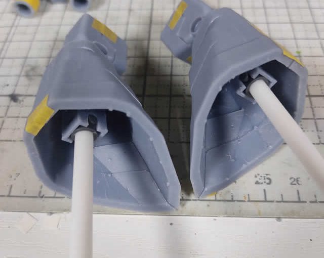 3Dプリント 1/144 サイコミュ試験型ザク製作日誌（７日目）足首関節パーツの製作