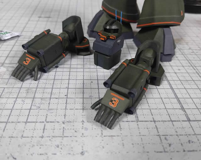 3Dプリント 1/144 サイコミュ試験型ザク製作日誌（40日目）ポリキャップで肩関節の組立て