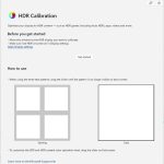 Windows HDR Calibrationの使い方