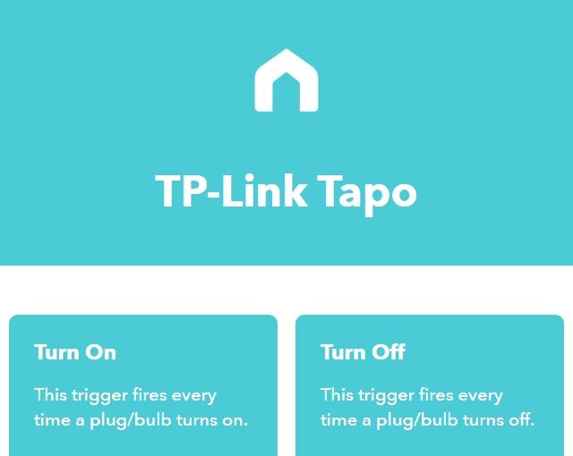 IFTTTでTP-Link Tapo P105の遠隔操作