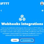 IFTTTのWebhooksキーの確認方法