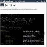 mixhost でComposerのバージョン確認とインストール方法