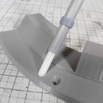 3Dプリント 閃光のハサウェイ CARGO PISA（カーゴ・ピサ）製作日誌（16日目）プラパイプでシャフト造形