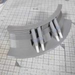 3Dプリント 閃光のハサウェイ CARGO PISA（カーゴ・ピサ）製作日誌（17日目）ブースター内部の造形（後編）