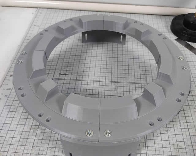 3Dプリント 閃光のハサウェイ CARGO PISA（カーゴ・ピサ）製作日誌（54日目）ブースター基部の仮組み
