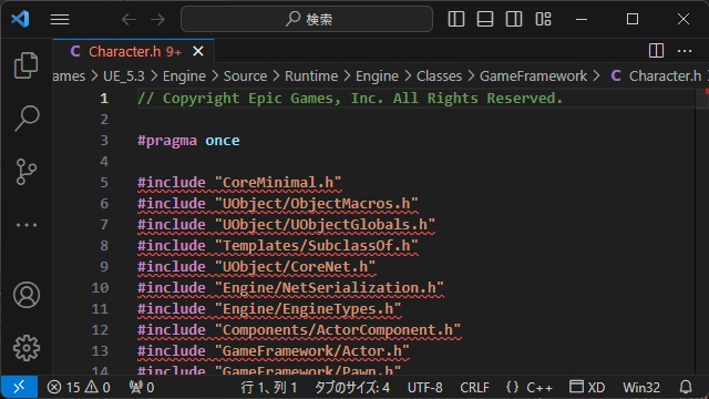 Unreal EditorのC++編集をVisual Studio Codeに変更する方法
