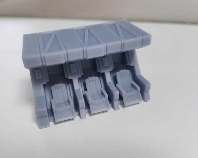 3Dプリント 閃光のハサウェイ CARGO PISA（カーゴ・ピサ）製作日誌（91日目）居住ブロックの再造形