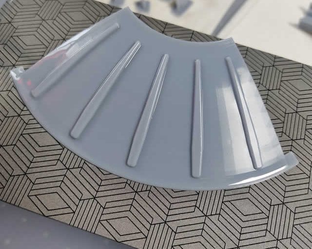3Dプリント 閃光のハサウェイ CARGO PISA（カーゴ・ピサ）製作日誌（92日目）上部パーツの再々造形