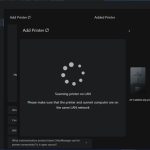 ChituManagerで「Scanning printer on LAN」でプリンターが見つからない場合の対処法