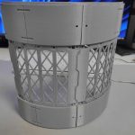 3Dプリント 閃光のハサウェイ CARGO PISA（カーゴ・ピサ）製作日誌（99日目）貨物室壁面の量産と仮組み