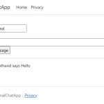 ASP.NET Core SignalRでチャットアプリを作成する手順（C#）