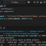 PythonでFFmpegコマンドを実行する（シェルコマンド）