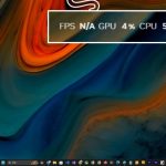 Windows11 ディスプレイに［FPS N/A GPU % CPU % 遅延 N/A］が表示される場合の対処法