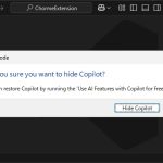 VSCodeの非表示にしたCopilotメニューを再表示する手順