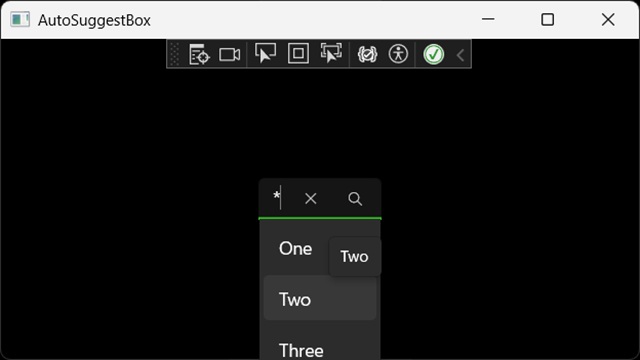 C# WinUI3で［AutoSuggestBox］の候補一覧にツールチップを表示