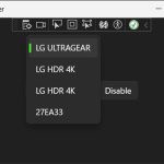 C# WinUI3でディスプレイを切断する方法