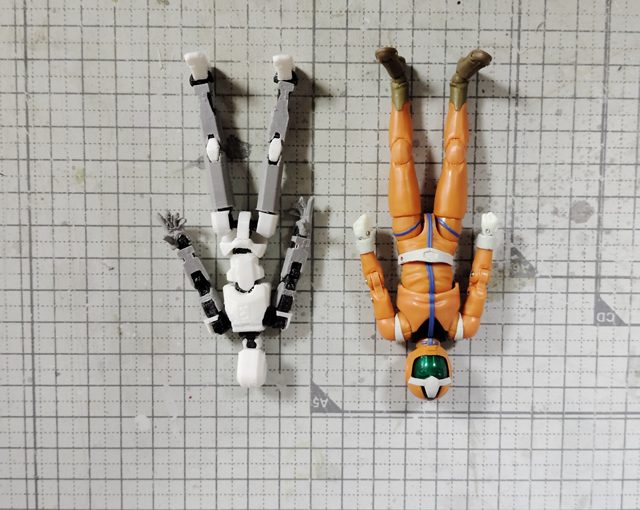 3Dプリント 地球連邦軍 重装宇宙服 製作日誌（1日目）