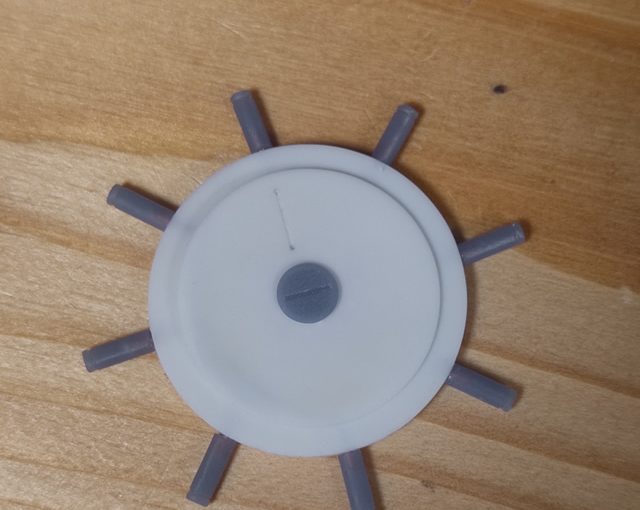 3Dプリント ホワイトベース 操縦ユニット 製作日誌（11日目）操縦桿の造形