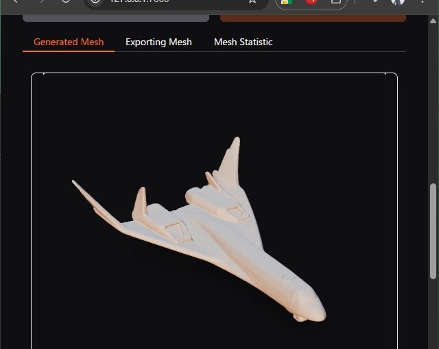 Windows11でHunyuan3D-2MVを使って複数の画像から3Dデータを作成してみる